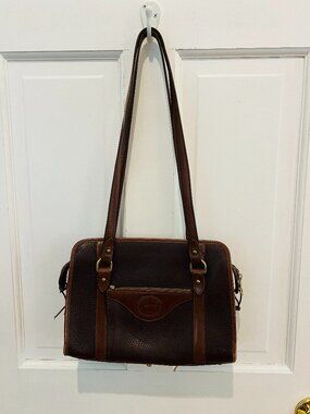 Vintage 80's Dooney & Bourke Medium tote Shoulder bag model B718- DC